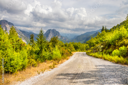 Country Road In The Mountains