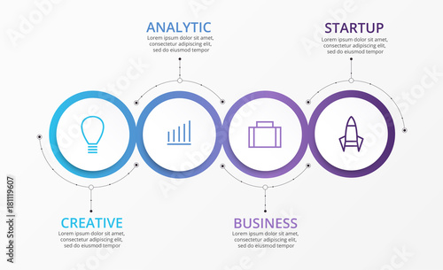 Creative concept for infographic.