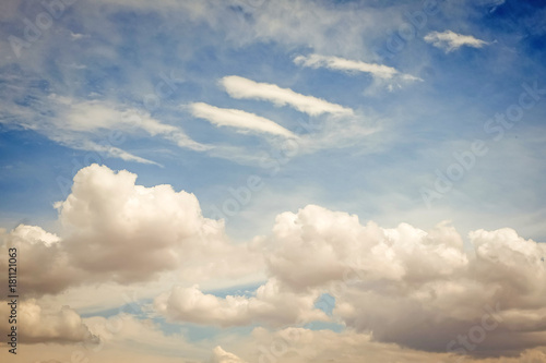 clouds on blue sky