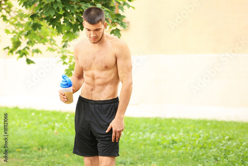 Handsome young man with pro...