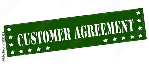 Customer agreement
