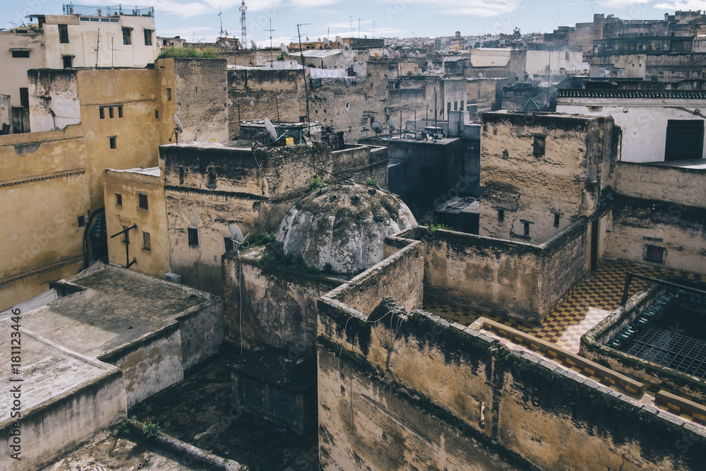 Fototapeta premium View of the city of Fez in Morocco