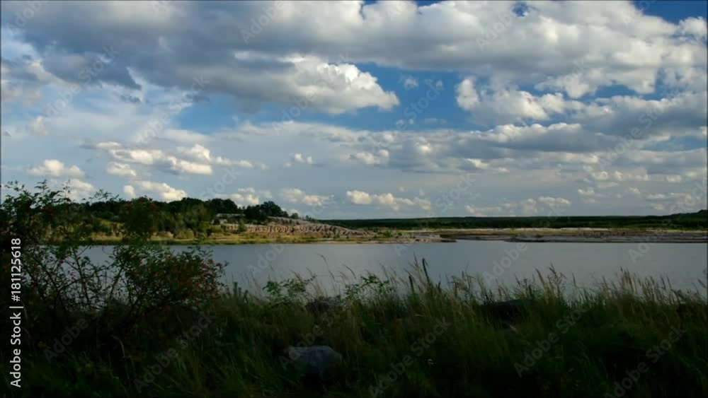 Schlabendorfer See, Landschaft in der Lausitz im Herbst Schlabendorfer See, Landschaft in der Lausitz im Herbst