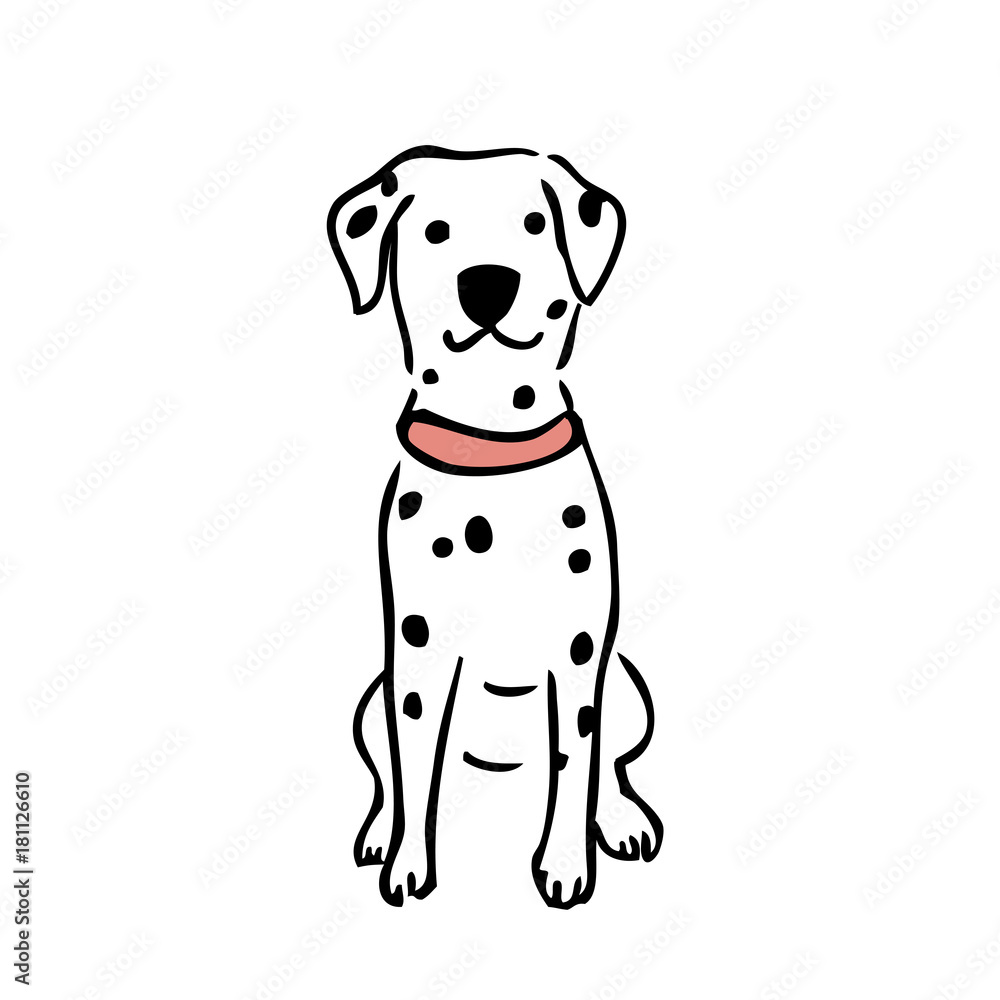 犬 イラスト ダルメシアン Stock Vector Adobe Stock 犬 イラスト ダルメシアン Stock Vector Adobe Stock