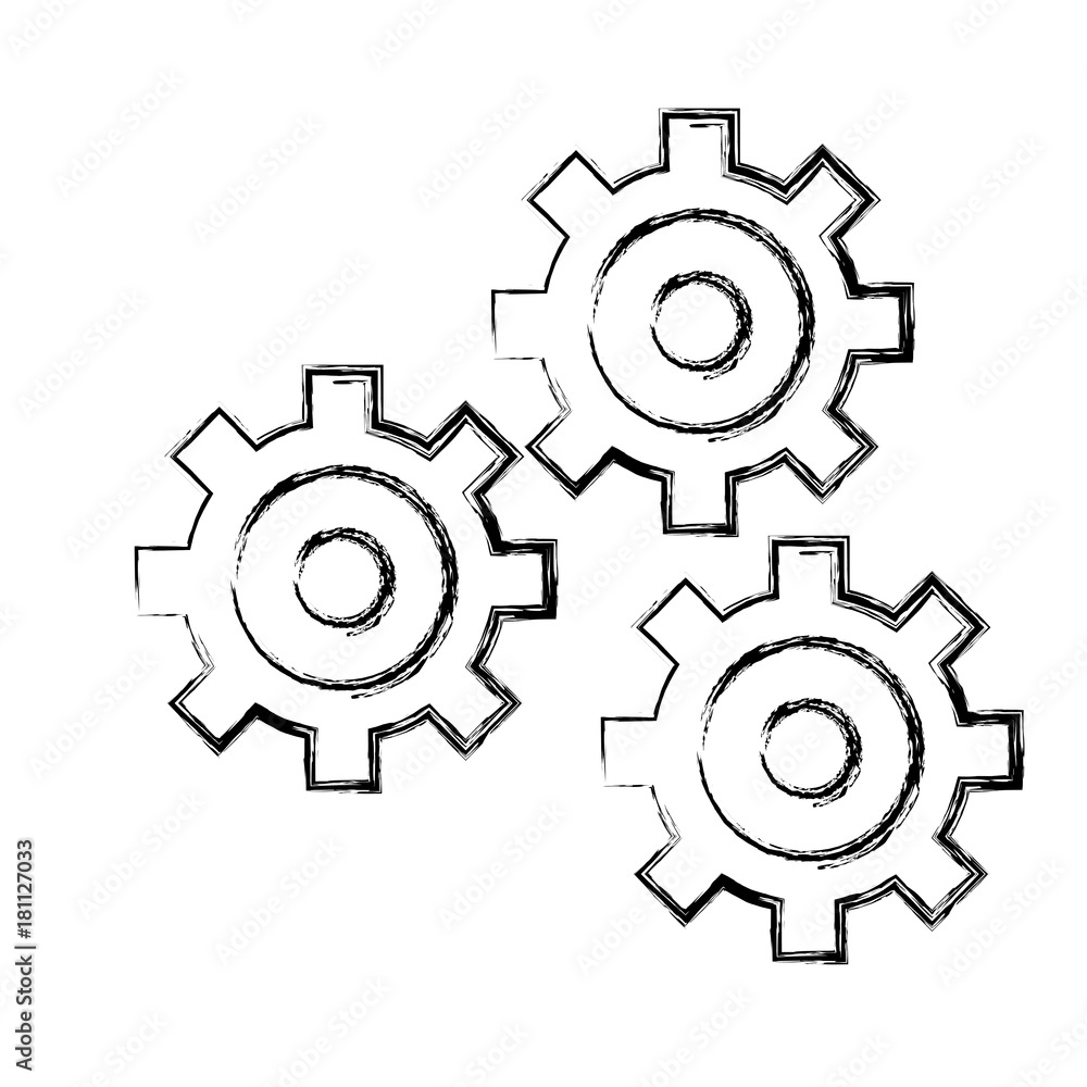 Gears machinery pieces