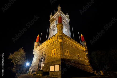 wilhelmsturm tower dillenburg germany in the evening photo