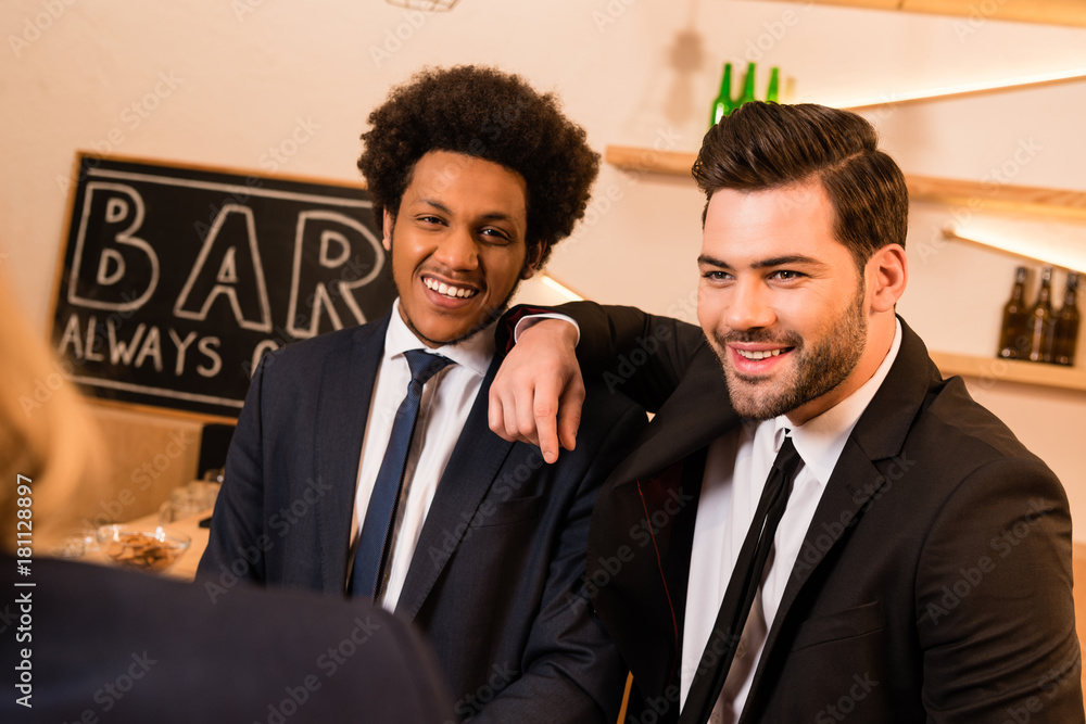 businessmen in bar businessmen in bar