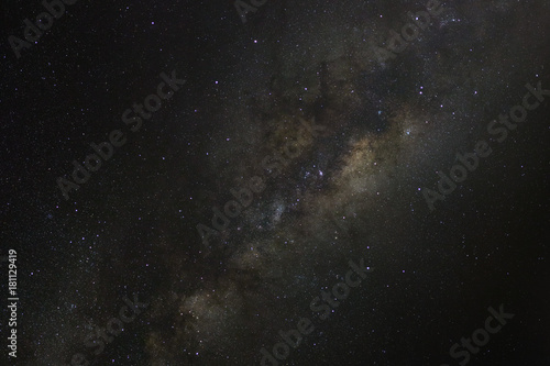 Milky way galaxy with stars and space dust in the universe