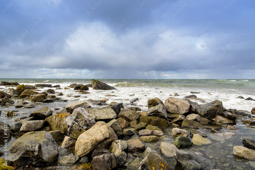 Beautiful sea landscape, Lofoten, Norway Beautiful sea landscape, Lofoten, Norway
