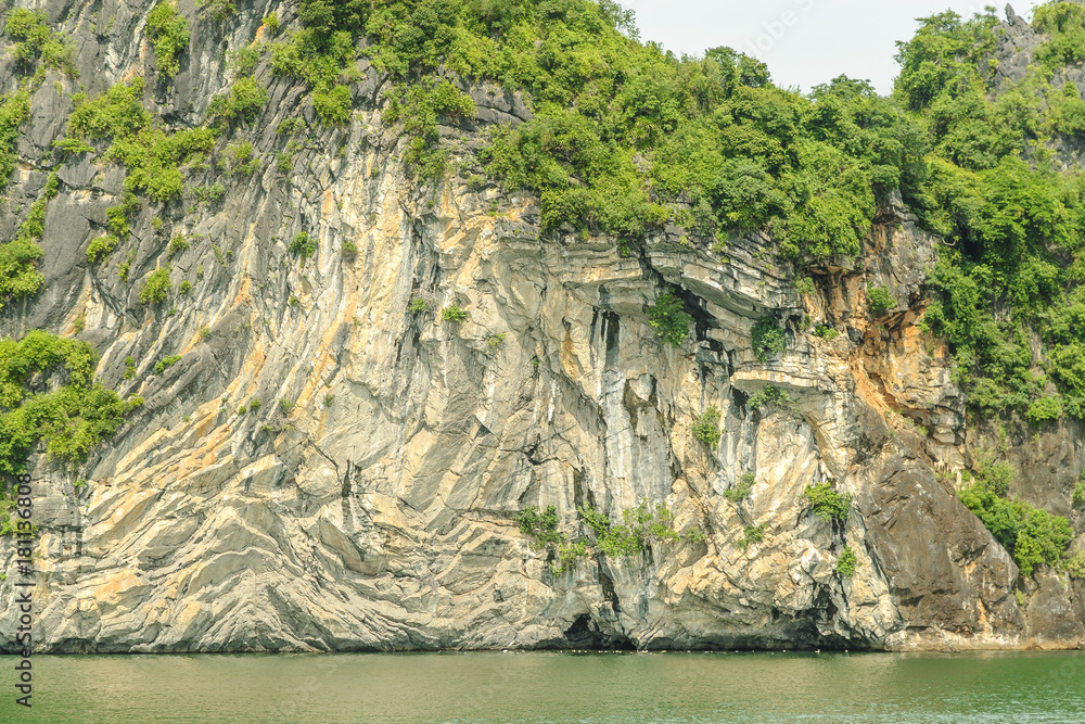 sight of Halong Bay and of its islands in Vietnam. sight of Halong Bay and of its islands in Vietnam.