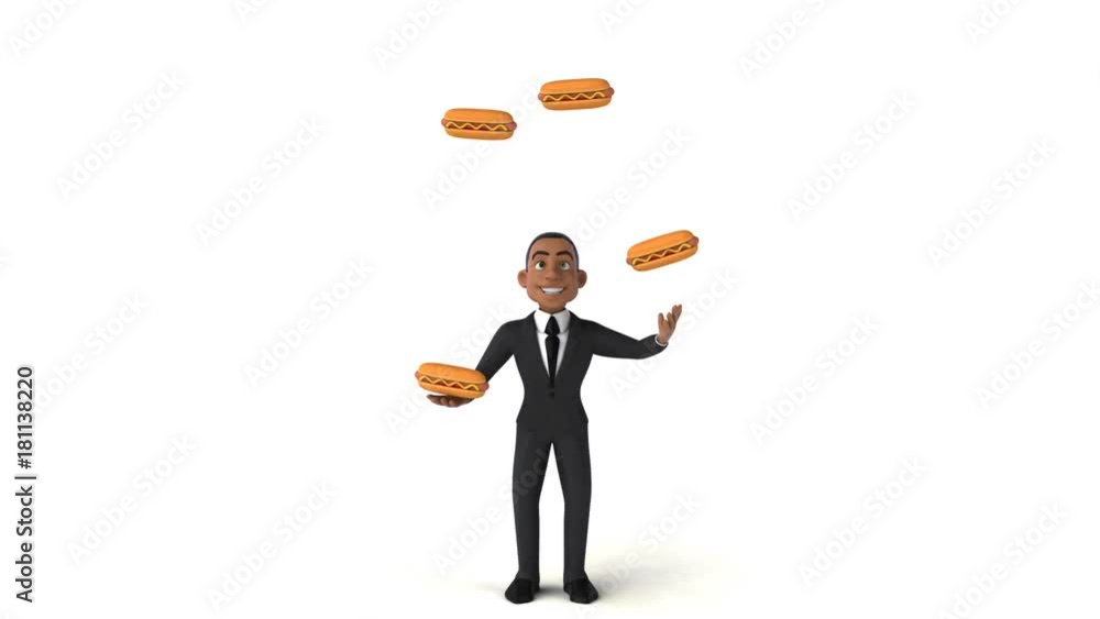 Fun businessman - 3D Animation Fun businessman - 3D Animation