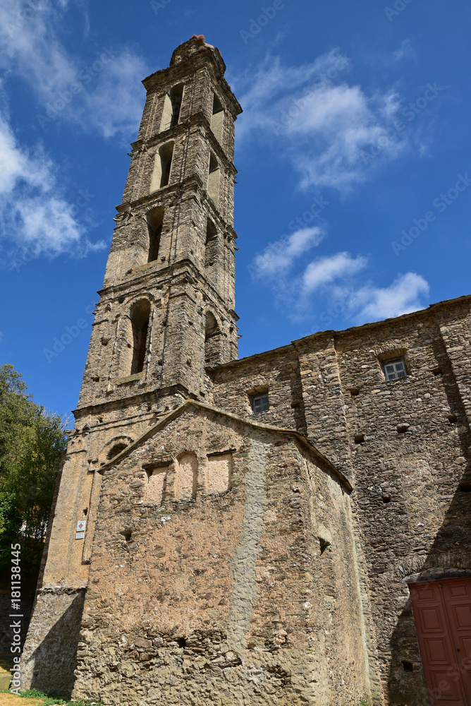 Eglise baroque de San Nicolao di Moriani en Corse