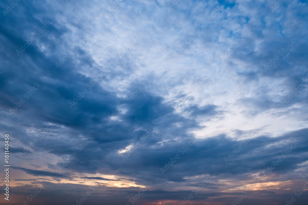 Fototapeta premium Sky with clouds