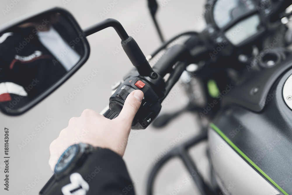 This is a modern electric motorcycle. This is a modern electric motorcycle.