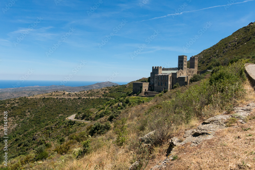 Old Monastery called Sant Pere de Rodes, Catalonia, Spain. Old Monastery called Sant Pere de Rodes, Catalonia, Spain.