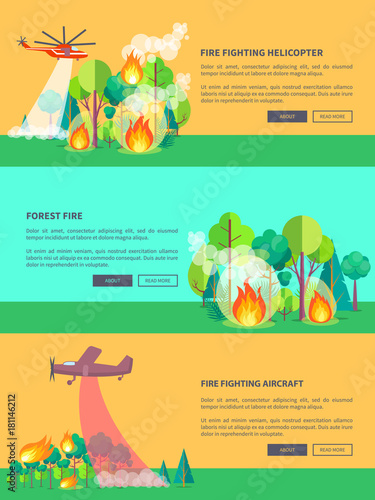 Transport Solving Problem of Fire in Forest.
