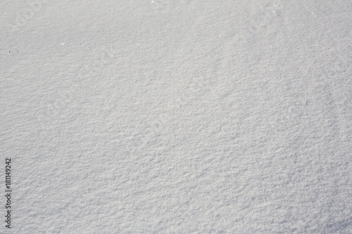 Fresh snow background in perspective or winter white background