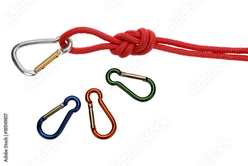 rope with carabiners