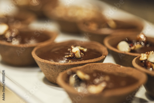 Chocolate tartlets photo
