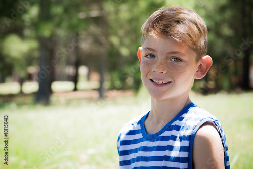 Preteen boy, portrait