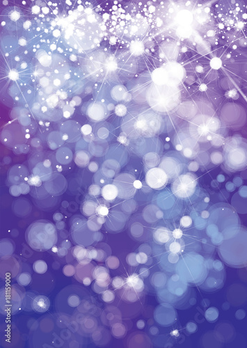 Vector violet,  sparkle background. Christmas background.