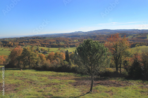 Paysage sur l'Yssandonnais.