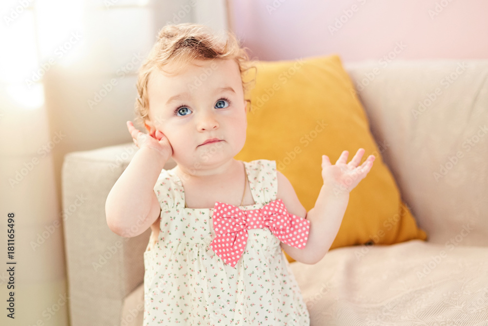 portrait of a little baby emotions portrait of a little baby emotions