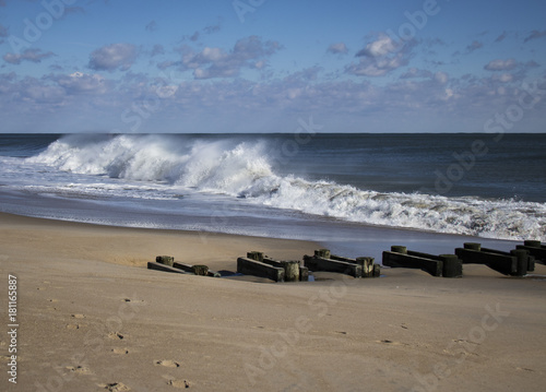 Crashing Waves at Rehoboth Beach, Delaware