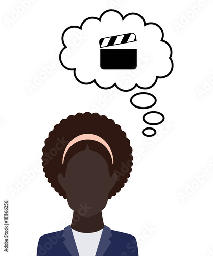 Person denkt an Klappe