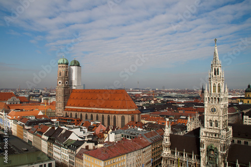 Munich "Marienplatz" and "Rathaus"