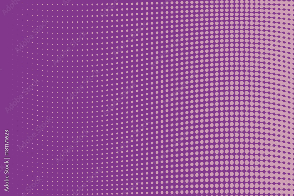 Abstract monochrome halftone pattern. Comic background. Dotted backdrop with circles, dots, point. Purple, pink color Abstract monochrome halftone pattern. Comic background. Dotted backdrop with circles, dots, point. Purple, pink color
