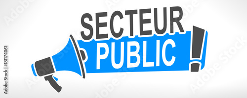 secteur public sur mégaphone