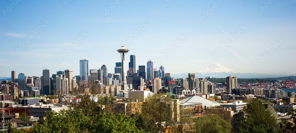 Fototapeta premium Downtown Seattle Skyline