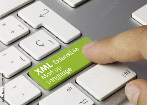 XML Extensible Markup Language photo