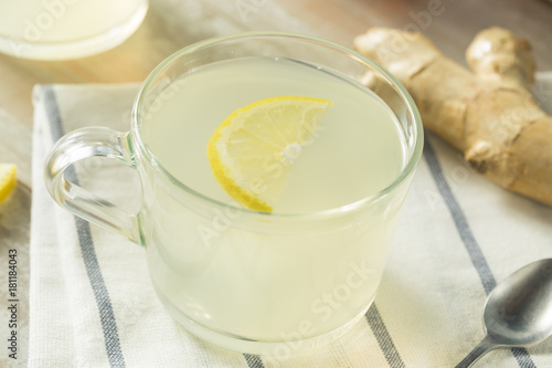 Healthy Homemade Lemon Ginger Tea