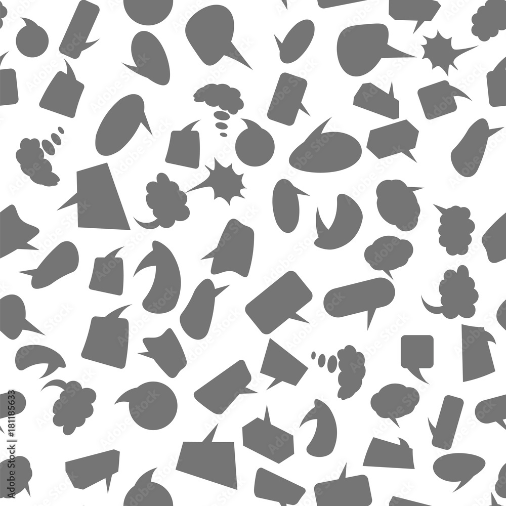 Speech Bubbles Seamless Pattern Speech Bubbles Seamless Pattern