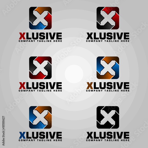 Letter X Logo Template