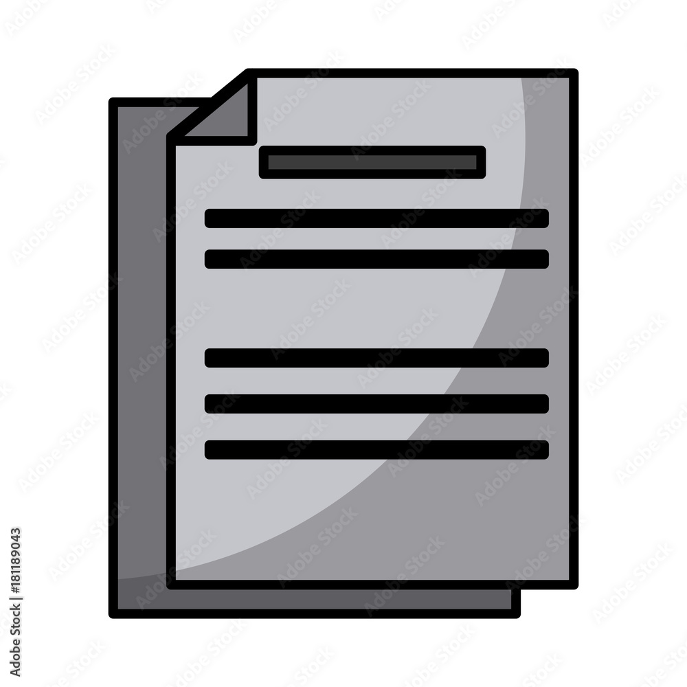 Sheet document symbol Sheet document symbol