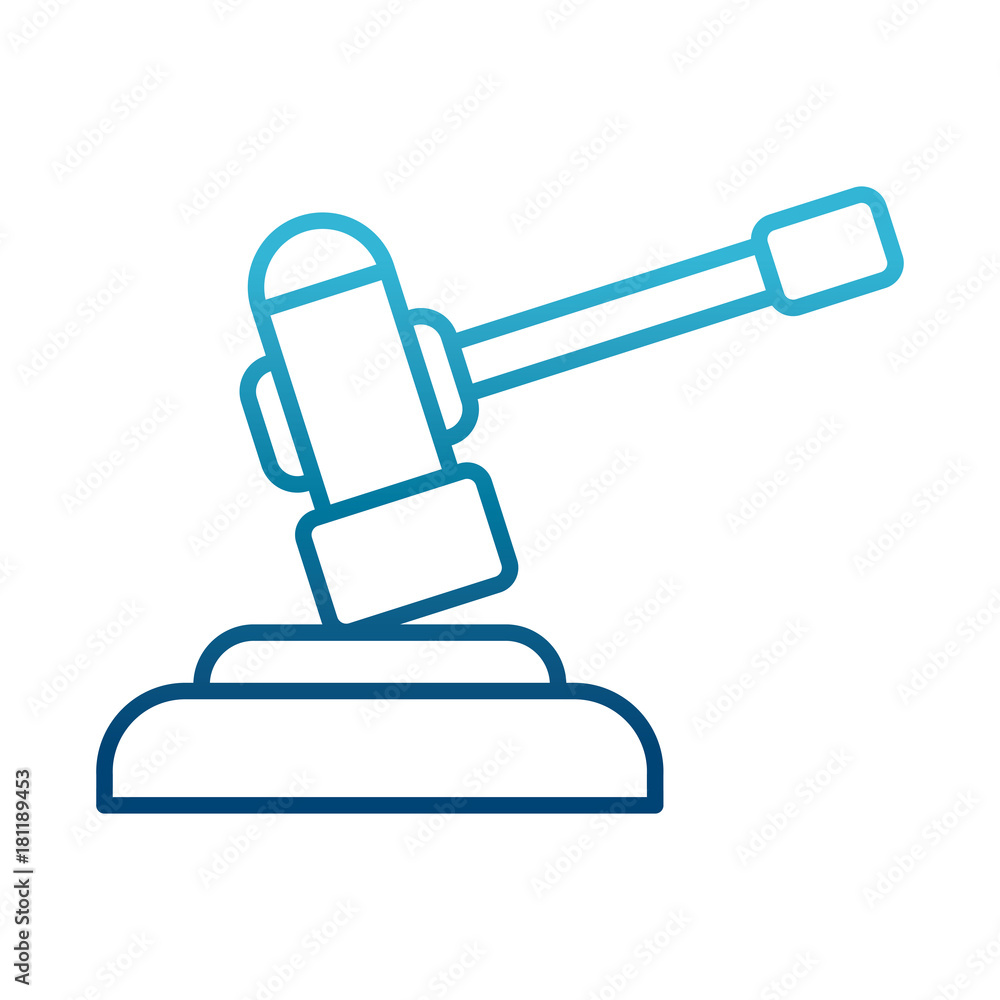 Gavel justice symbol Gavel justice symbol