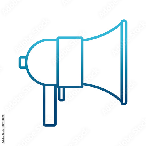 Bullhorn advertising symbol