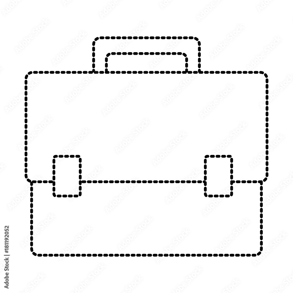 Business briefcase symbol icon vector illustration graphic design Business briefcase symbol icon vector illustration graphic design