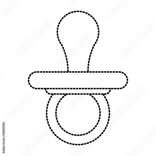 Baby sucker isolated icon vector illustration graphic design