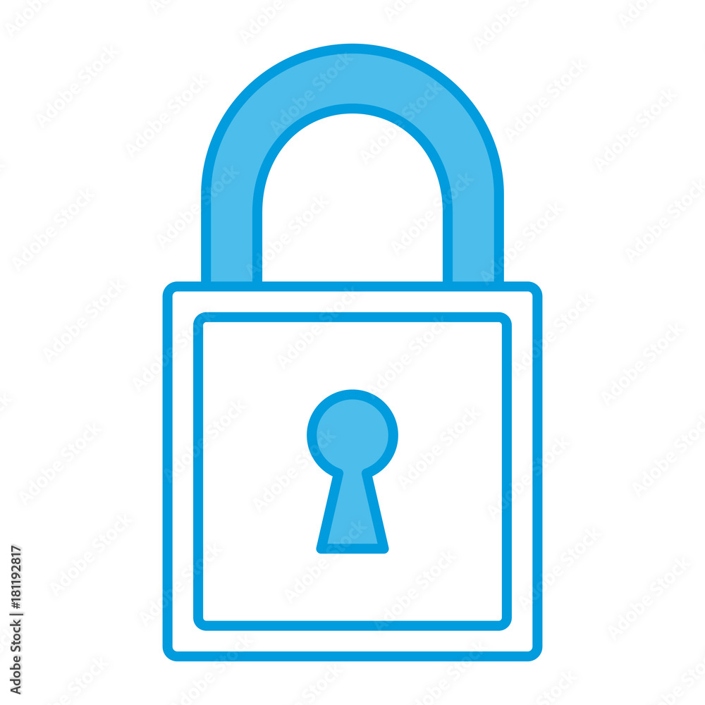 Padlock security symbol icon vector illustration graphic design Padlock security symbol icon vector illustration graphic design