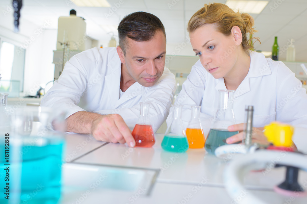 scientist discussing the result scientist discussing the result