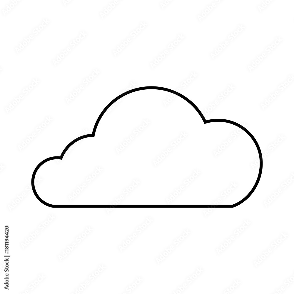 cloud technology data storage information vector illustration cloud technology data storage information vector illustration