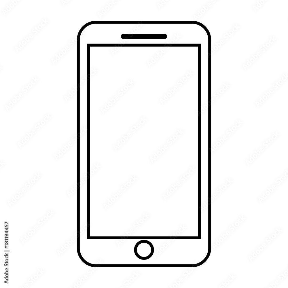 mobile phone smart device gadget vector illustration mobile phone smart device gadget vector illustration