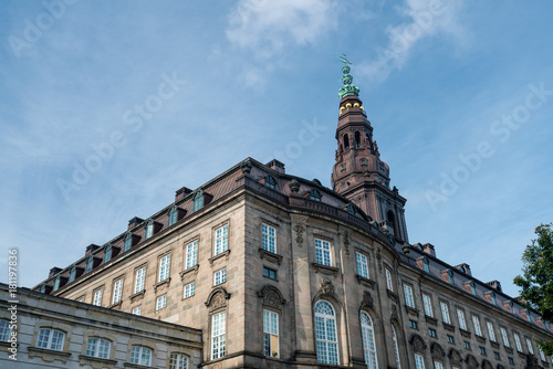 Christiansborg Palace Copenhagen in Denmark