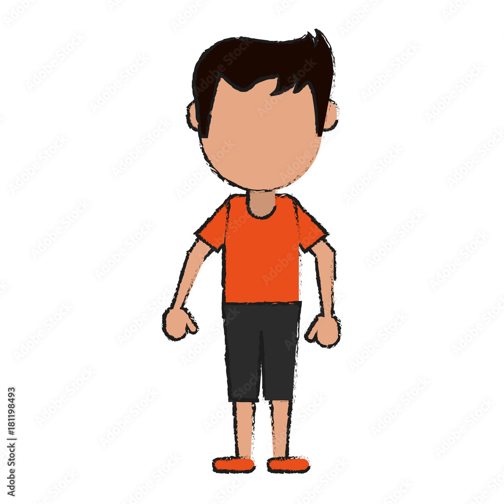 Man faceless avatar icon vector illustration graphic design Man faceless avatar icon vector illustration graphic design