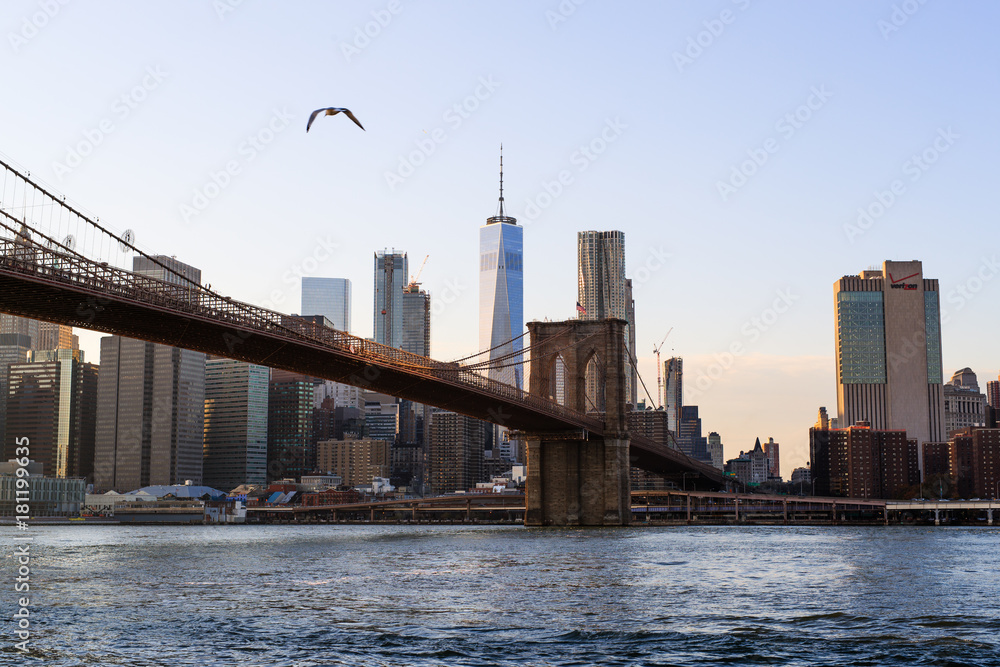 Fototapeta premium New York Financial District Skyline