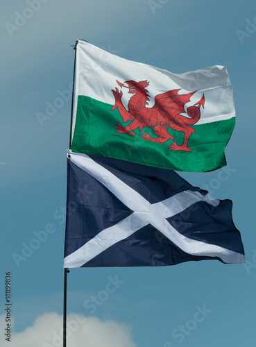 Welsh & Scottish Flags